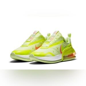 Barely Worn Nike Air Max Neon Green and Orange Sneakers